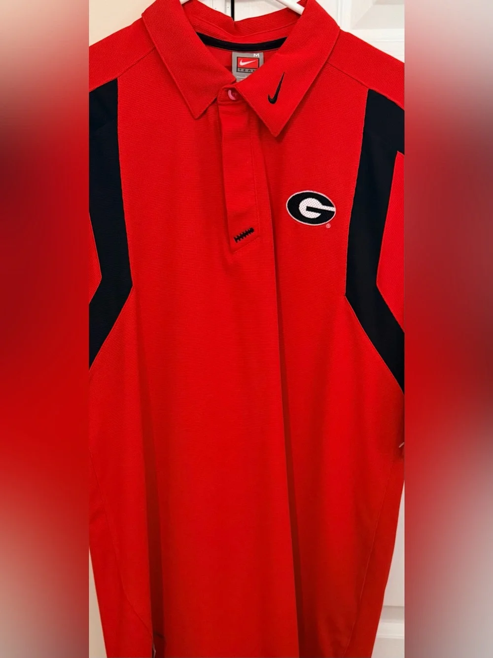 Nike Fit Dry UGA Themed Multicolor Men’s M‎ Short Sleeve Polo Shirt